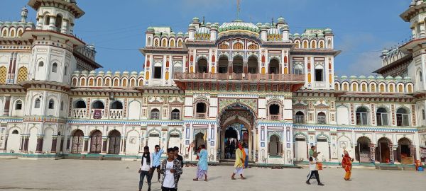 Mount Kailash Ramjanki with monastery nestled in the valley surrounded by dramatic Himalayan peaks.